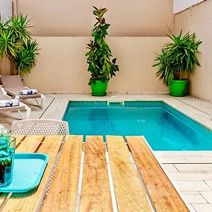  Сasa de vacaciones Casa Mediterránea Con Piscina Privada En España